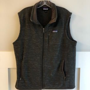 Patagonia Fleece Vest - Dark Walnut size Large.